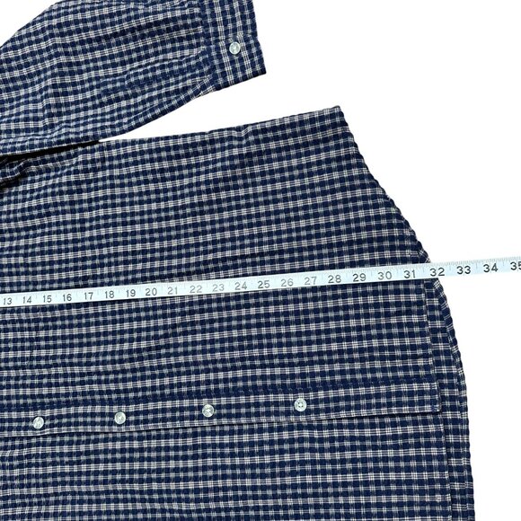 US EXPEDITION BUTTON DOWN SHIRT MENS XL SEERSUCKER 100% COTTON BREATHABLE CASUAL - Picture 8 of 8